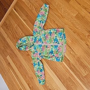 L.L. Bean Infants' and Toddlers' Discovery Rain Jacket, like new, size 4T, green